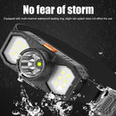 USB Rechargeable XPE COB LED Outdoor Waterproof Portable Head Light Headlamp