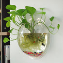 Wall Hanging Bubble Bowl Plant Fish Tank Aquarium Home Decor Transparent)