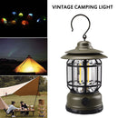 Multi-function Outdoor Camping Lights Retro Portable Hanging Lantern Tent L