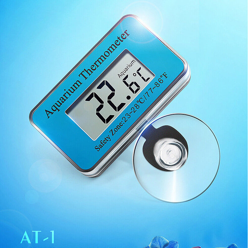 LCD Fish Tank Submersible Thermometer Digital Suction Cup Temperature Meter Tool