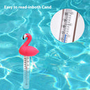 Floating Pool Thermometer Flamingo Water Temperature Meter for Aquarium