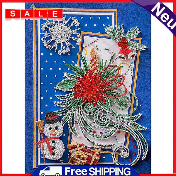 5D Flower Mosaic Diamond Painting Drawing Partial Special Shape Drill Craft Kit