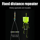 10x Double Hook Fish Hook Fixed Distance Splitter Anti-wrap Beans (12mm) Newly