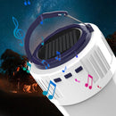 Solar Camping Light Bluetooth-compatible Audio Outdoor Tent Lamp (Blue) Newly
