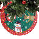 Elk Carpet Floor Mat Xmas Floor Cover Christmas Tree Skirt Outdoor Blanket