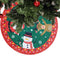 Elk Carpet Floor Mat Xmas Floor Cover Christmas Tree Skirt Outdoor Blanket