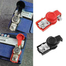 2Pcs Car Battery Terminal Adjustable Clamp Clip Connector Nagative V6 D5A8 M2R0