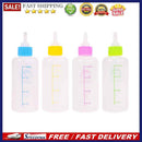 Pet Milk Bottle Nipple Set 60mL Dog Cat Drinking Water Feeder w/Cleaning Brus