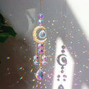 #A Wind Chime Crystal Light Catcher Metal Frame Lighting Ball Windbell Home Deco