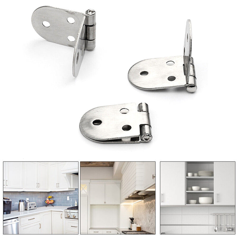 Stainless Steel Flip Hinge Cabinet Chassis Folding Bending Hinge Hardware Newly