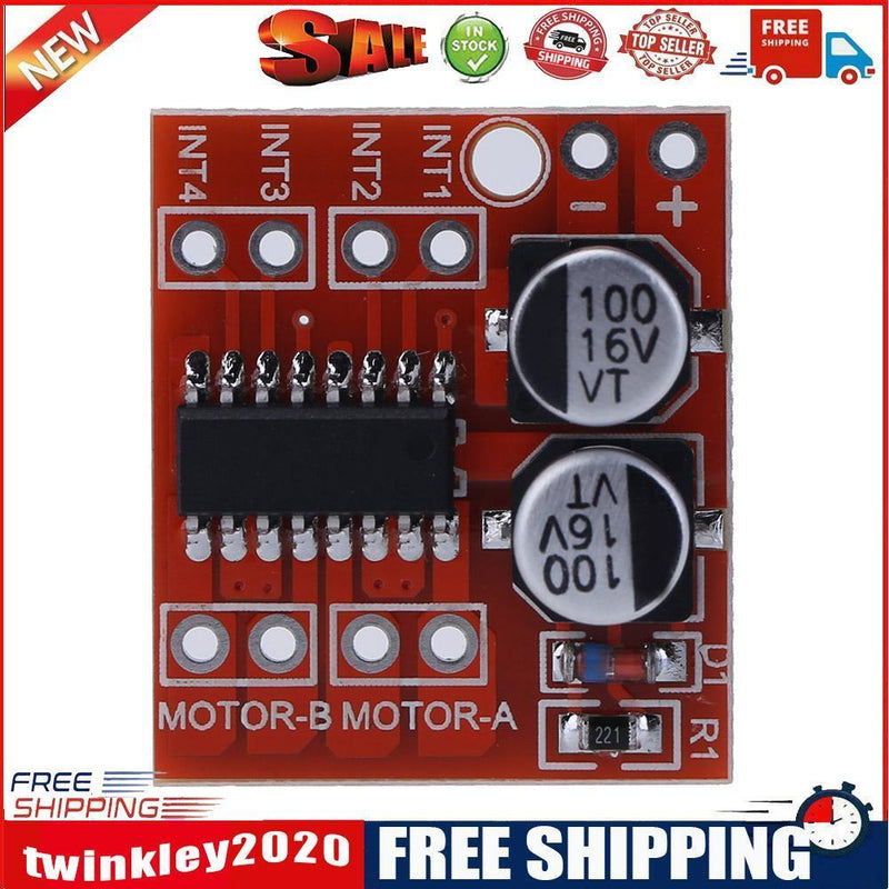 Dual H Bridge 2 Channel DC Motor Driver Module for Arduino Raspberry Pi