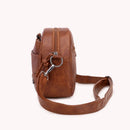 Fashion Crossbody Tote Bag Solid Multi-pocket Soft PU Shoulder Money Phone Purse