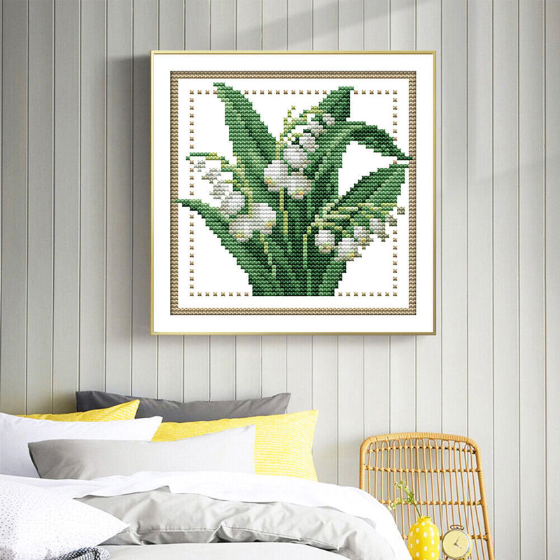 Partial Cross Stitch Kit May 14CT Counted DIY Needlework Decor (H427)