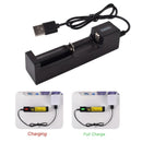 1 slot Battery USB Charger for Rechargeable Batteries Li-ion 18650 26650 14500
