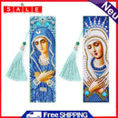 2x 5D DIY Diamond Painting Leather Bookmarks Goddess Cross Stitch Page Marker