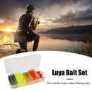 49pcs ABS Jigs Lead Barbed Hook Fishing Lures Set Wobblers Crankbait Bionic Bait