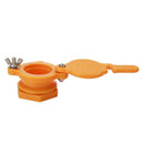 Nylon Bee Extractor Honey Tap Gate Valve Gardening Beekeeper Tool (Yellow) Newly
