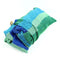 Portable Outdoor Hammock Hang Bed Travel Camping Swing Canvas Blue Stripe
