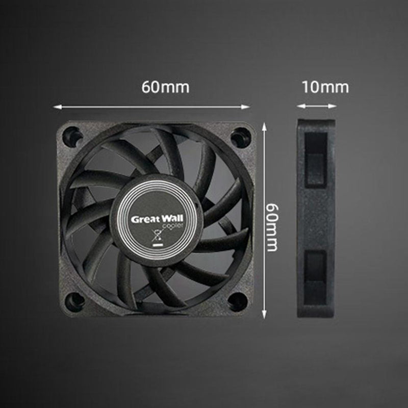 Silent Fan for Computer Cases Chassis Cooling Fan Hydraulic Bearing (6cm)