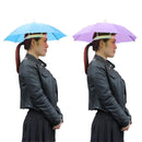 5pcs Head Umbrella Anti-Rain Fishing Anti-Sun Umbrella Hat (C)