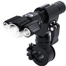 Rechargeable With Rack Bicycle Front Lamp LED Torch Rear Lights Bike Lights