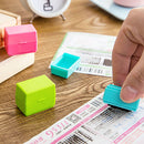 Messy Code Identity Privacy Information Coverage Confidential Stamp (Blue) Newly