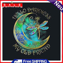 Moon Dragonfly Still Life Full Embroidery Kit 11CT Canvas Stamped Cross Stitch
