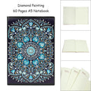 DIY Mandala Special Shaped Diamond Painting A5 Notebook 60 Pages Journal Book