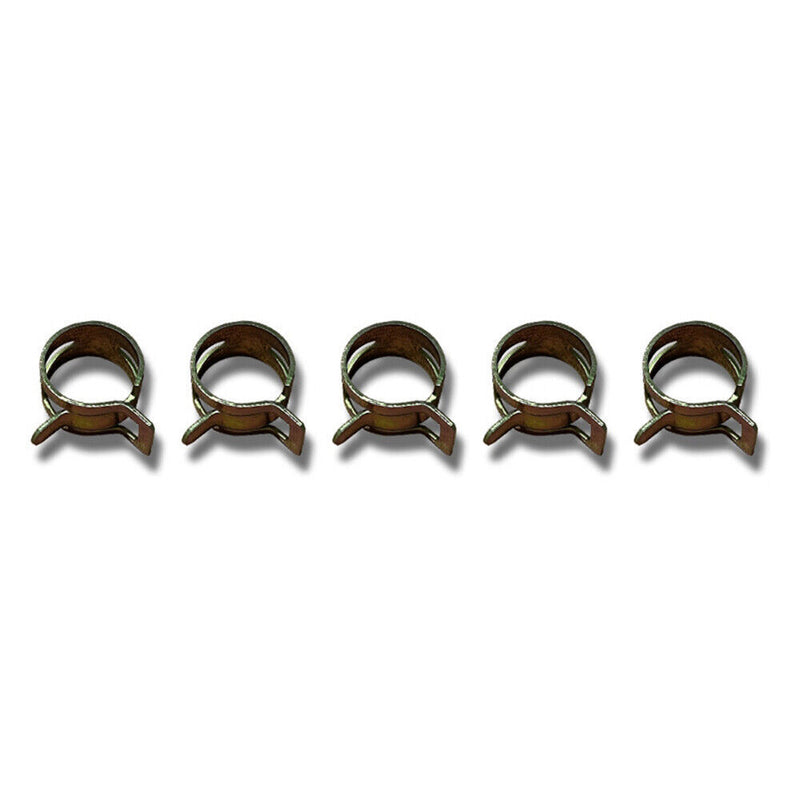 3/8Inch Fuel Gas Line 3.28 Feet with 5 Pcs Hose Clamps for Boat Marine Outboard