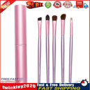 5pcs Eye Shadow Makeup Brush Set Eyes Make Up Eyebrow Cosmetic Brush?Pink? Newly