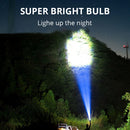 P7900 Super Bright Flashlight Portable Rechargeable Waterproof Spotlight La