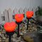 Solar Streetlight Outdoor Lawn Garden Path Yard Love LED Stake Lamp (Red) Newly