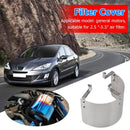 Metal Racing Car Cold Air Intake Cone Filter Heat Shield for 2.5-5 inch Nec