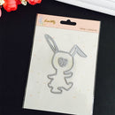 AVZYARDY Rabbit Metal Punching Molds Cardmaking Stencils Pr?gescha