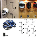 11x Wandmontierter Motorradhelm Jackenständer Perückenständer mit Schrauben