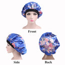 Women Wide Band Haircare Chemo Caps Hair Cover Satin Bonnet Sleep Cap Night Hat