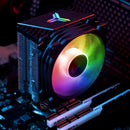 Jonsbo CR1200 2 Heat Pipe Tower CPU Cooler RGB 3Pin Cooling Fans Heatsink Newly