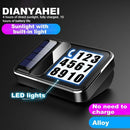 Vehicle Car Temporary Parking Card Phone Number Plate Solar Night Light