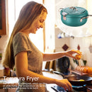 Tempura Fryer Pan Temperature Control Fried Cooking Pot Tools Kitchen Utens