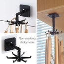 Kitchen Hook Wall Rack 6-Claw Hanger Self Adhesive Home Storage Kitchen Kit