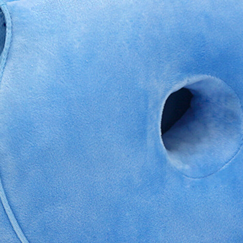 Memory Foam Plush Cushion Orthopedic Office Chair Seat Pillow (Sky Blue) Newly