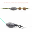 Carp Fishing Tungsten Putty Soft Sinker Chod Rig Tubing Tackle Accessories