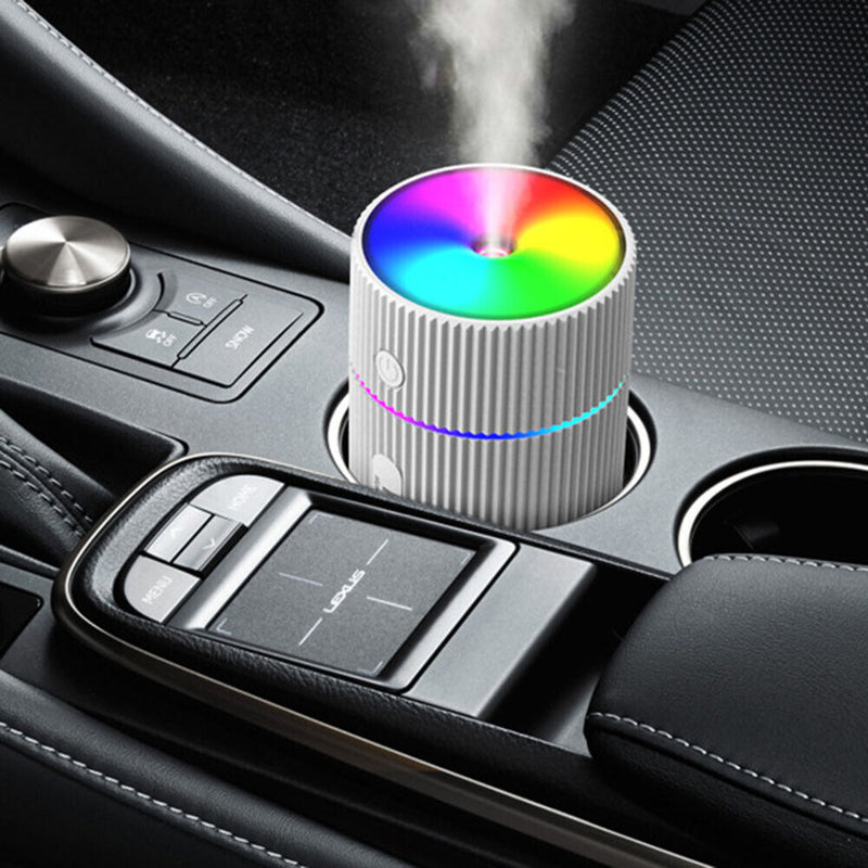 Portable Colorful Mini USB Car Humidifier Mist Maker Air Purifier (White)