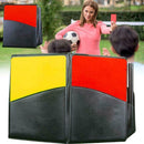 Sport Football Soccer Referee Wallet Notebook with Yellow Card Card And Red L4E0