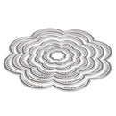 7Pcs/Set Flower Circles Metal Cutting Dies Stencils DIY Scrapbook Newly