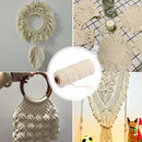 Cotton Beige Rope Twisted String Tapestry Decor Crafts DIY Handmade Textile