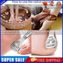 Foot Scraper File Hard Skin Remover Foot Callus Shaver Pedicure with 10 Blades
