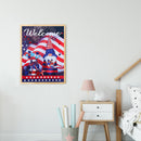 5D Diamond Painting Independence Day Full Square Drill DIY Kits Crafts Mosaic