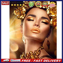 5D DIY Golden Lady Full Round Diamond Painting Mosaic Picture Wall Rhinesto