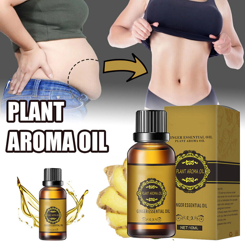 massager Oil GINGER ESSENTIAL PLANT AROMA Belly Drainage